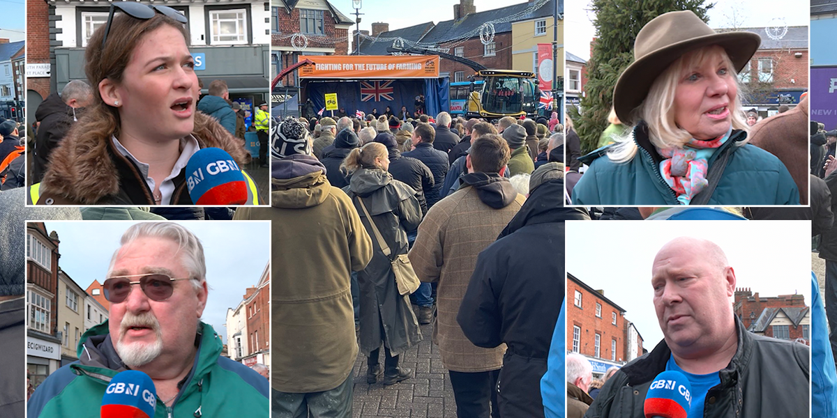 ‘Starmer is stabbing farmers in the back!’ Furious protests break out in ‘rural capital of food’ against ‘totally unfair’ inheritance tax changes