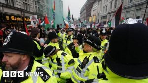 Three more charged over pro-Palestinian protest in London