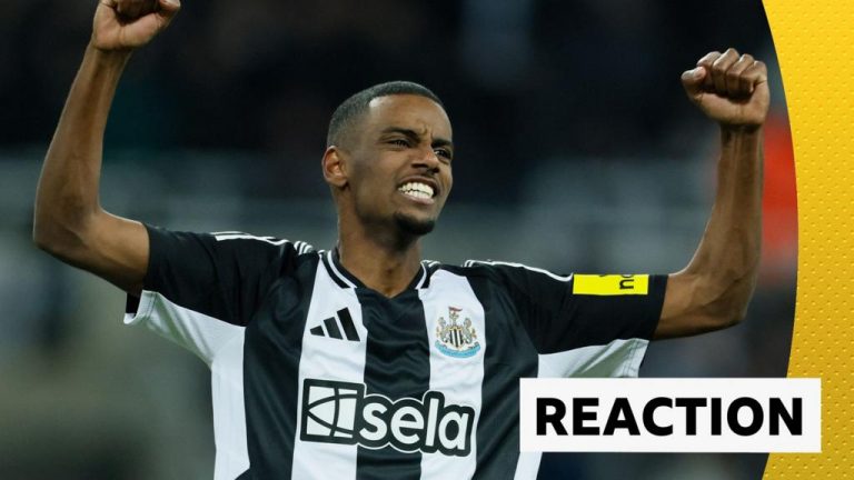 Newcastle 3-0 Wolves: Eddie Howe hails Alexander Isak as striker scores again