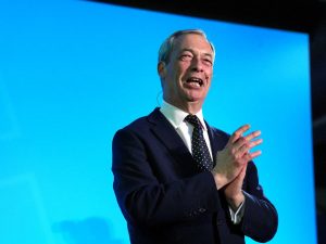 Nigel Farage’s big poll leap leaves Reform breathing down neck of Labour and Tories