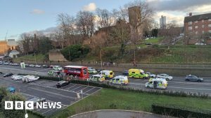 Boy, 14, stabbed to death on 472 bus in Woolwich, London