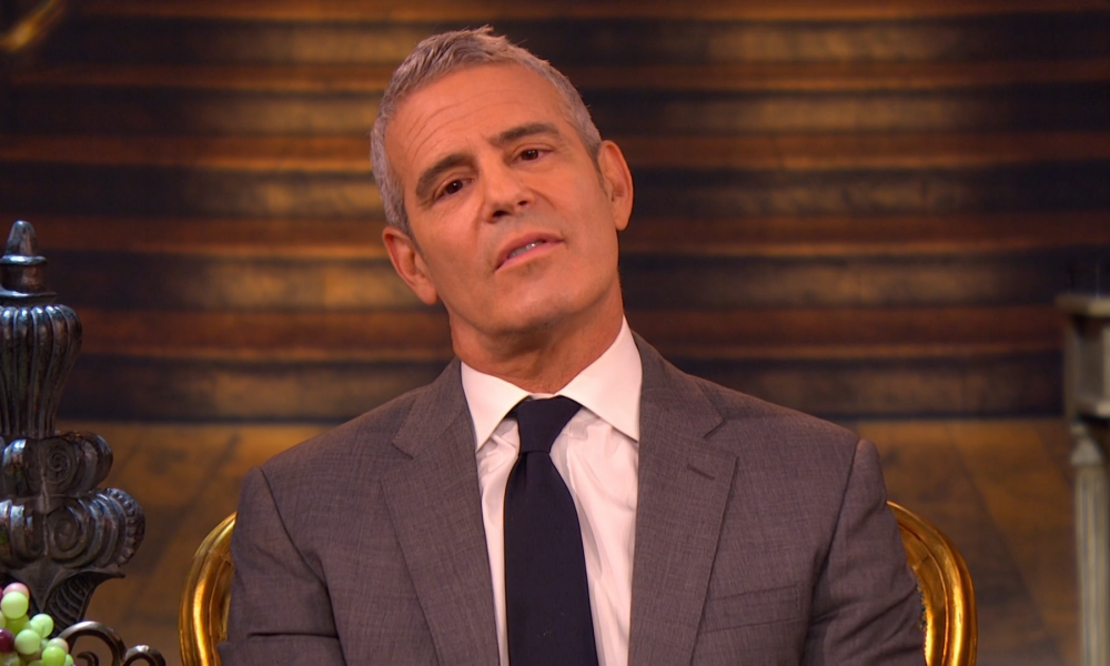 Andy Cohen visibly suffers during a RHONJ Reunion.