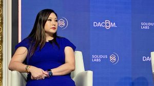 Commissioner Caroline Pham is proposing a crypto regulation pilot program at the U.S. Commodity Futures Trading Commission (Cheyenne Ligon/CoinDesk)