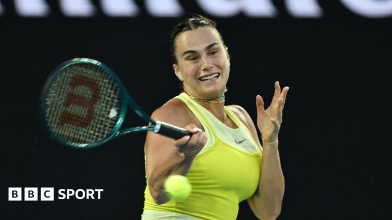 Australian Open 2025 results: Aryna Sabalenka begins title defence with victory over Sloane Stephens