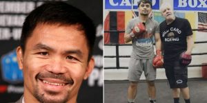 Manny Pacquiao’s son aiming to go pro and feature on legendary father’s comeback card