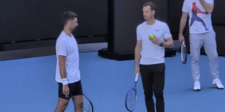 Andy Murray branded an ’embarrassment’ as he gives first coaching lesson to Novak Djokovic