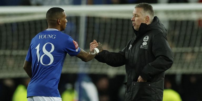 Darren Ferguson confronted by furious Everton star after denying Ashley Young chance of playing against son