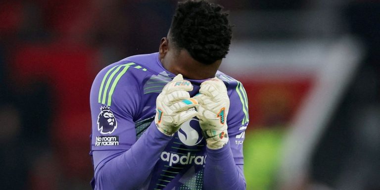 Man Utd fans turn on Andre Onana after Brighton horror show