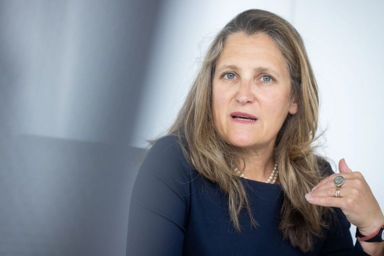 Freeland Opens Canada Campaign With Message She Can Fight Trump