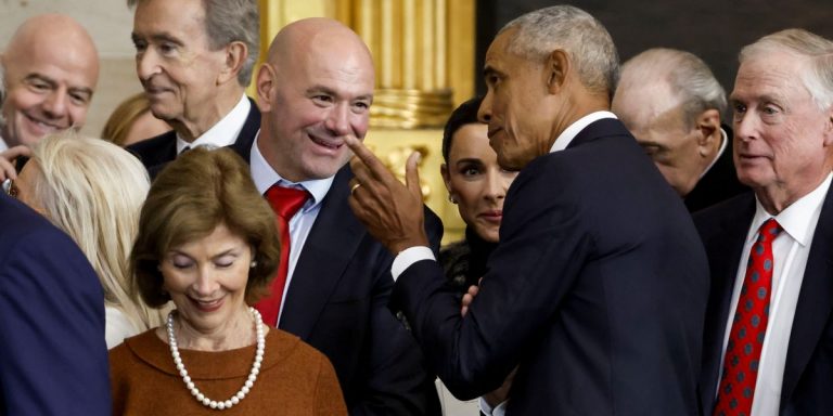 UFC chief Dana White sparks frenzy after Barack Obama moment during Donald Trump inauguration