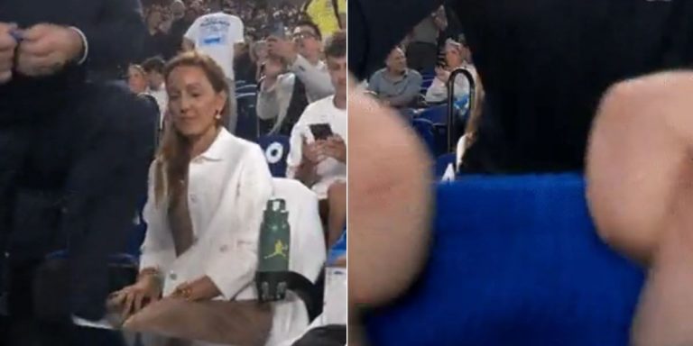 Novak Djokovic drama escalates as family obstruct TV camera during Carlos Alcaraz clash