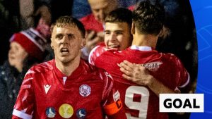 Watch: Bright strike for Brechin stuns Hearts