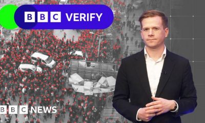 BBC Verify analyses Hamas hostage handover video