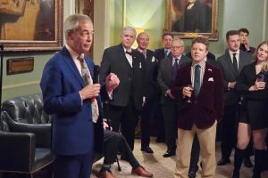 Farage and Truss attend launch of climate denial group led by ex-Ukip head