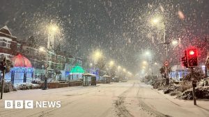 Your pictures of Sunday morning snow across UK