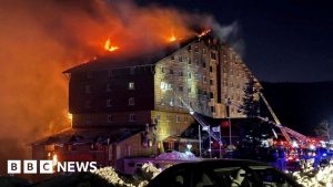 Turkish ski resort fire at hotel in Bolu leaves 10 dead