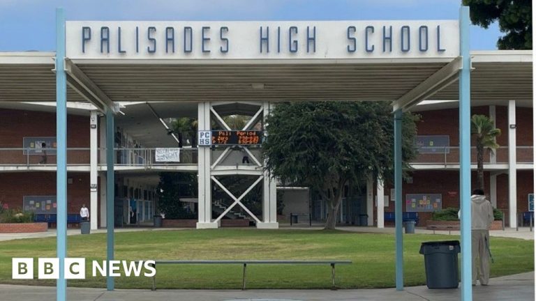 LA wildfire reaches school made famous by Hollywood, US media say