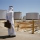 A view of the Aramco oil refinery in Saudi Arabia, 1990. (Tom Stoddart/Hulton Archive/Getty Images)