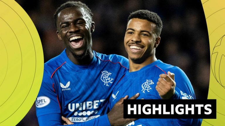 Watch best of action as Rangers beat Aberdeen