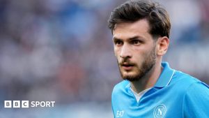 Khvicha Kvaratskhelia: Napoli forward, linked with Liverpool and Chelsea, asks to leave