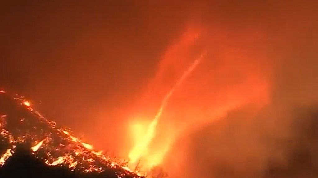 Fire Tornado Pops Up Amid Massive Inferno Devastating Los Angeles