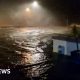 CCTV footage shows flooding outside Galway aquarium