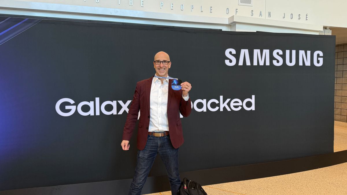 an image of Lance Ulanoff at Samsung Galaxy Unpacked 2025