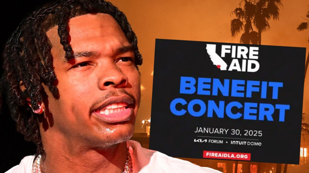 Lil Baby Performing ‘California Breeze’ at FireAid Benefit Concert