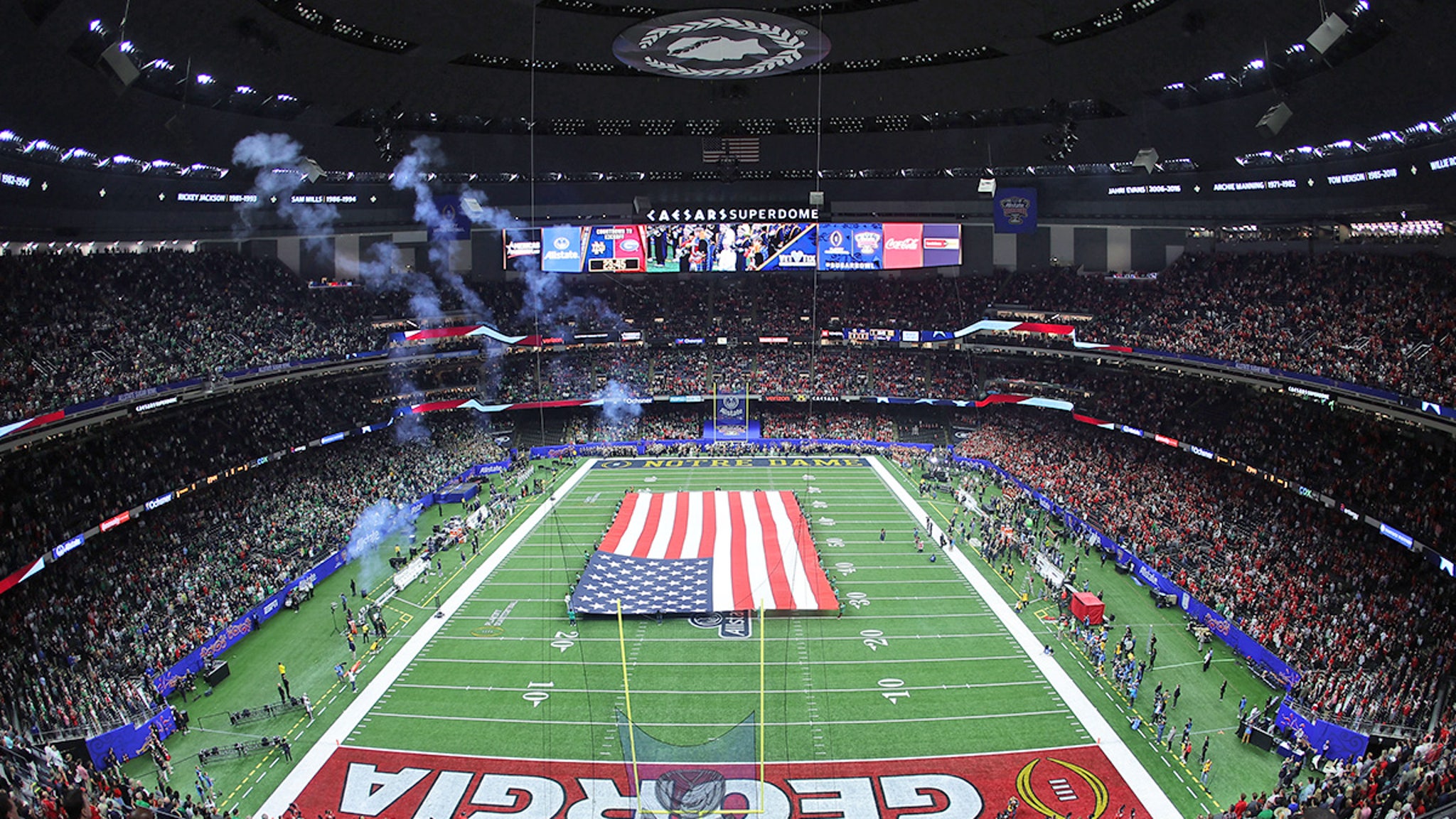 Sugar Bowl Holds Moment Of Silence To Honor NOLA Terrorist Attack Victims