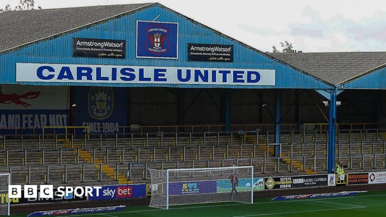 Carlisle United v MK Dons among fixtures postponed due to freezing conditions