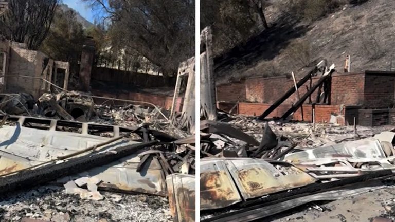 Jhené Aiko Returns to Burned Los Angeles Home, Films Shocking Scene