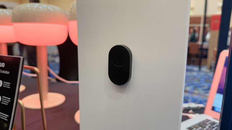 This smart-home control button might look like a simple wall switch, but it’s way more than that