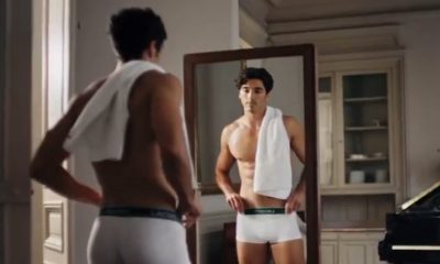 Taylor Zakhar Perez Is Thighs-Out in Paris in New Lacoste Underwear Shoot