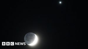 Venus Moon duo and Quadrantids meteors stun stargazers