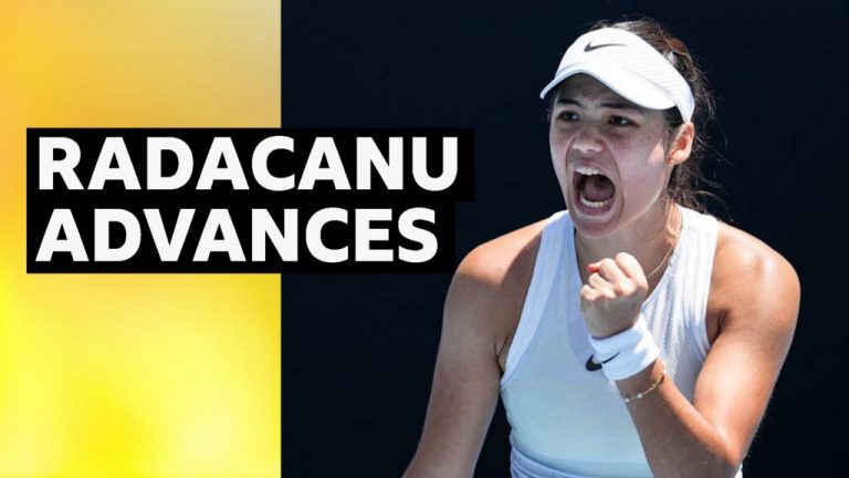 Australian Open: Emma Radacanu reacts to beating Eakaterina Alexandrova