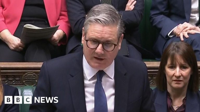 Badenoch challenges Starmer on economy and Siddiq at PMQs