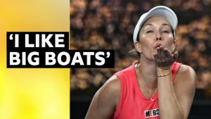 Australian Open: Danielle Collins taunts crowd after beating Destanee Aiava – ‘Big boats, yachts and pay cheques!’