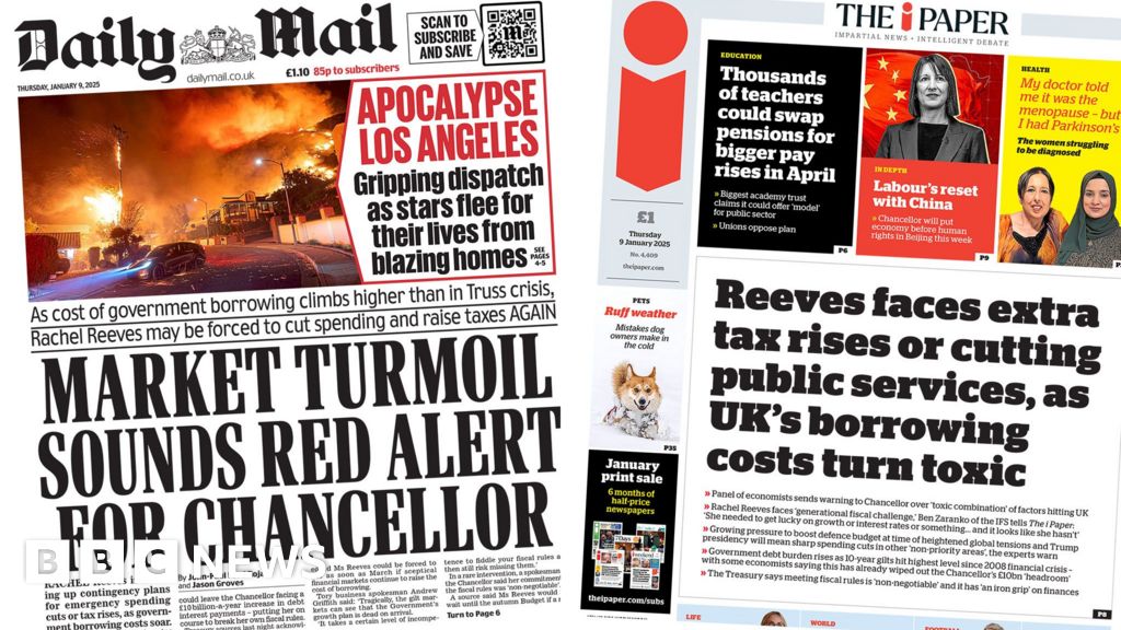 'Apocalypse' LA and 'Reeves faces extra tax rises'