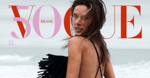 Alessandra Ambrosio Hits the Beach for Vogue Brazil Cover