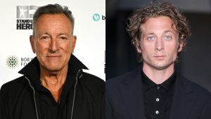 Bruce Springsteen and Jeremy Allen White