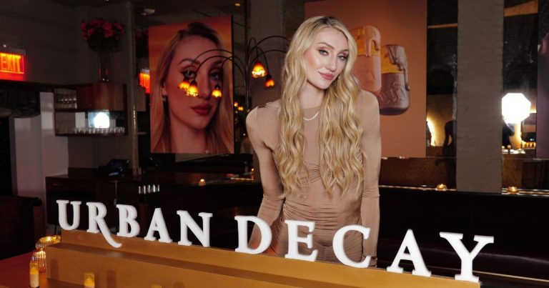 Cameron Brink Opts for Elsa Hosk’s Helsa for Urban Decay Launch Party