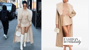 Chloe Bailey Stepped Out in a $1,900 Beige Retrofete Look While Doing Press in New York City