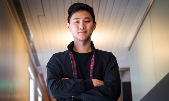 Alexandr Wang, co-founder and chief executive officer of Scale AI Inc., stands for a photograph after a Bloomberg Technology television interview in San Francisco, California, U.S., on Thursday, Aug. 8, 2019. Wang spoke about how Scale AI is using artificial intelligence to improve the safety of self-driving cars. Photographer: David Paul Morris/Bloomberg via Getty Images