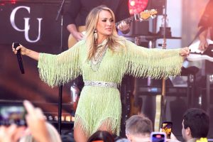 Carrie Underwood Performs On NBC