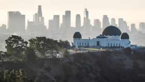 Fire Breaks Out in Griffith Park in Los Angeles