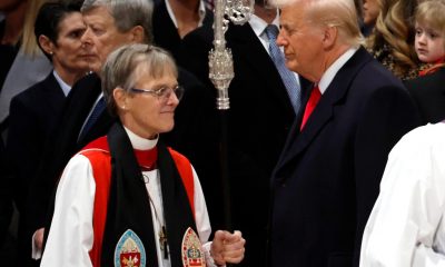 Donald Trump Attacks Bishop For Confronting Him In Prayer Service Moment That Went Viral