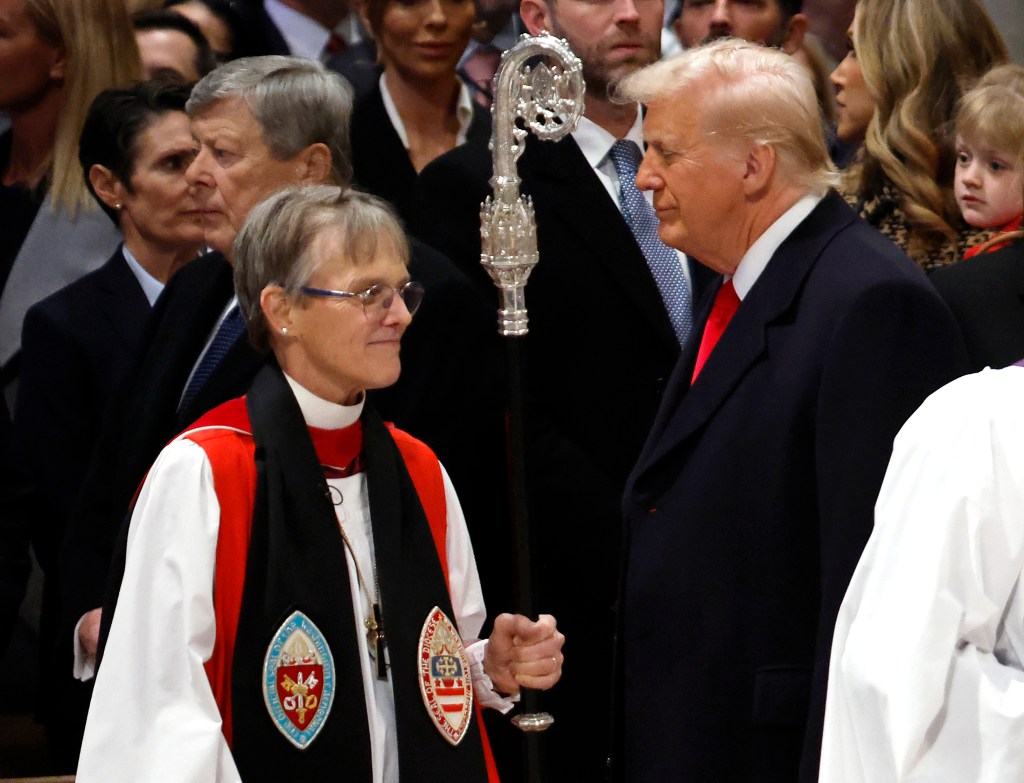 Donald Trump Attacks Bishop For Confronting Him In Prayer Service Moment That Went Viral