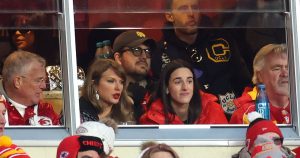 Caitlin Clark, Taylor Swift Cheer for Travis Kelce at Chiefs Playoff Game