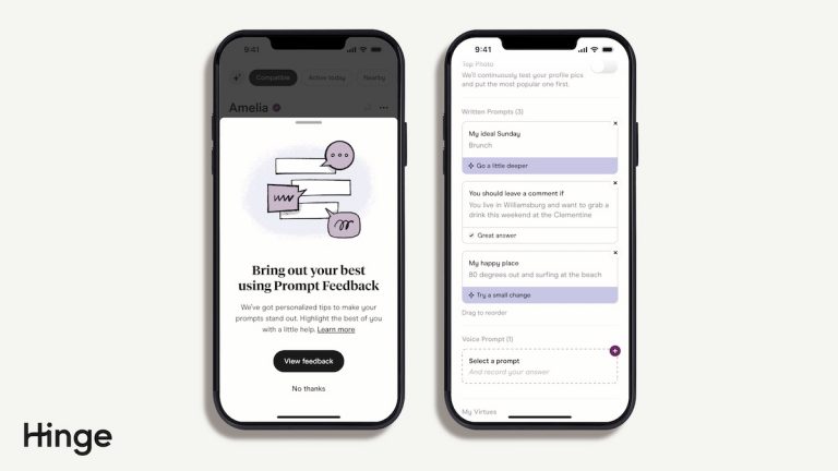Hinge’s new AI feature determines if your prompt response is too basic 