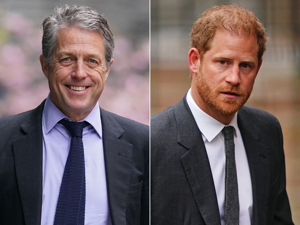 Hugh Grant backs Prince Harry’s call for fresh police investigation into Rupert Murdoch’s media empire